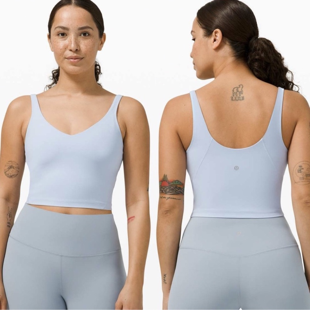 Lululemon Align NULU Bra Tank Top Blue Linen
DOT 10 - Picture 6 of 6